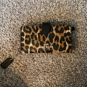 Leopard Coach wallet!